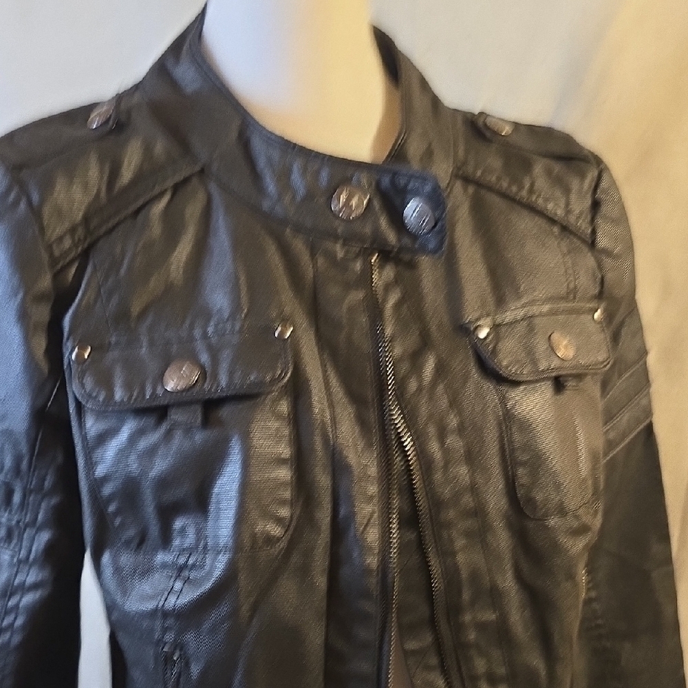 BLANC NOIR Stylish Black Women's Jacket - Picture 3 of 8